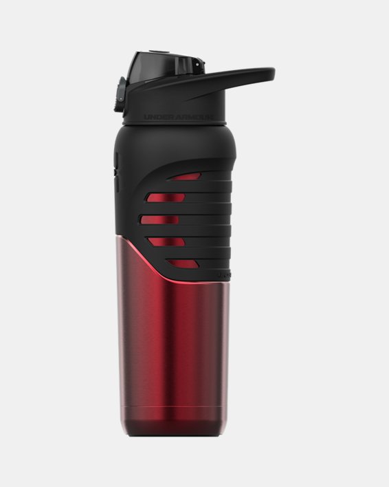UA Dominate 24 oz. Water Bottle, Red, pdpMainDesktop image number 3